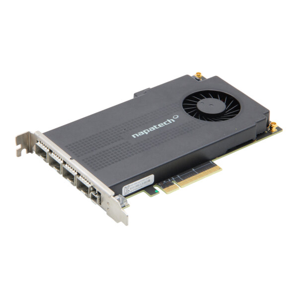 NT40E3-4-PTP Quad Port 10GbE SFP+ SmartNIC Accelerator Network Adapter