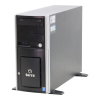 Terra SR10582 E-ATX C2W-5620V Red. PSU 4x LFF Tower Gehäuse Chassis