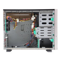 Terra SR10582 E-ATX C2W-5620V Red. PSU 4x LFF Tower Gehäuse Chassis