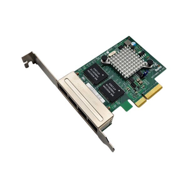 AOC-SGP-I4 Quad Port  1 Gbit/s RJ45 Low Profile PCIe-x4 Ethernet