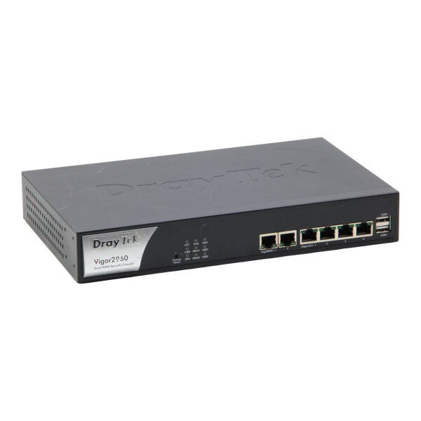 Vigor 2960 6-Port GbE RJ-45 Dual-WAN Router Firewall without PSU