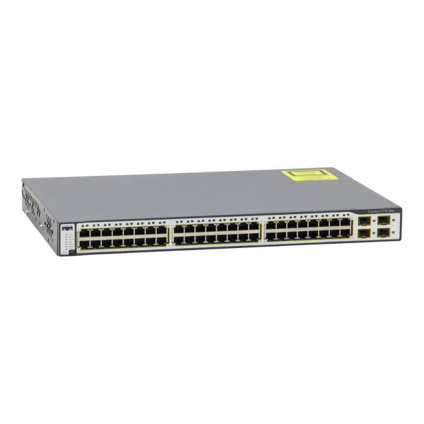 Catalyst WS-C3750-48TS-S 48-Port 4x SFP Gigabit Managed L3 Switch