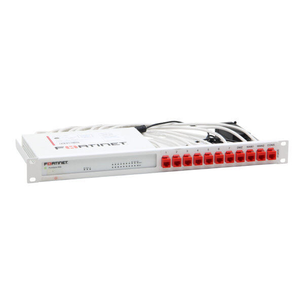 FG-60E 9x GbE RJ-45 VPN Next-Generation Firewall with Rackmount Kit