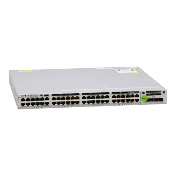 WS-C3850-48U-S 48-Port GbE RJ-45 UPoE C3850-NM-2-10G Switch without PSU