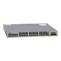 Catalyst WS-C3750X-48PF-S 48-Port 1GbE RJ-45 PoE+ C3KX-NM-1G Switch without PSU