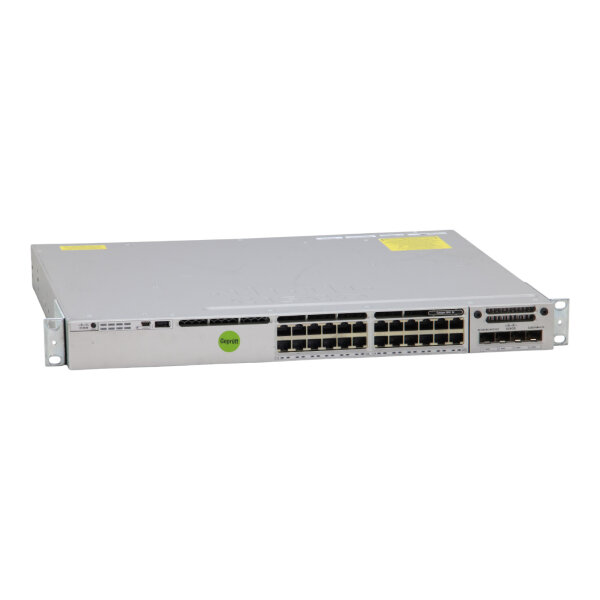 WS-C3850-24T-S 24-Port GbE RJ-45 4x SFP Red. PSU Managed Switch
