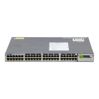 Catalyst WS-C3750X-48PF-E 48-Port GbE RJ-45 PoE Managed Switch without PSU
