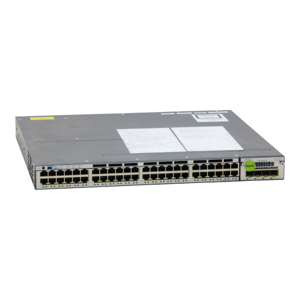 Catalyst WS-C3750X-48P-S 48-P RJ-45 PoE+ 4x GbE Managed Switch without PSU