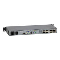 KVM S2-1602 16-Port RJ-45 RS-232 KVM-over-IP Switch with Rack Ears