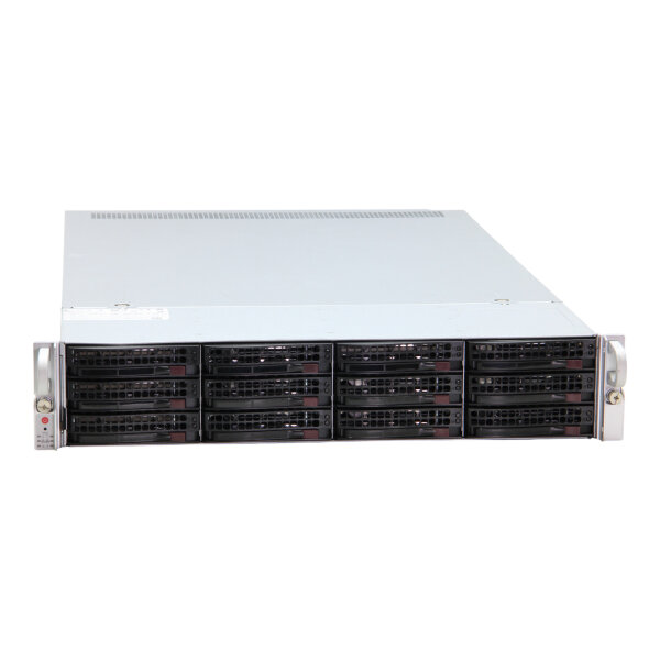 CSE-829 X11DPU Xeon Scalable 0GB DDR4 4x 10GbE NVME 12x LFF CTO Server + Caddys