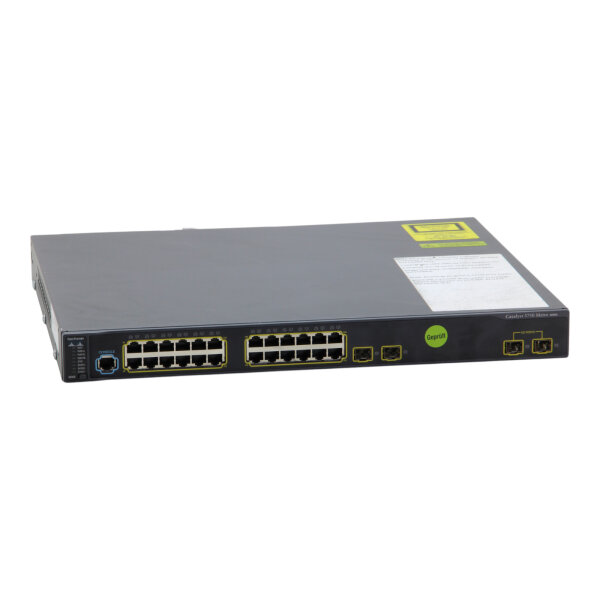 ME-C3750-24TE-M 24-Port 10/100 RJ-45 2x SFP 1x PSU Layer 3 No Rack Ears