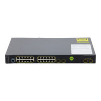 ME-C3750-24TE-M 24-Port 10/100 RJ-45 2x SFP 1x PSU Layer 3 No Rack Ears
