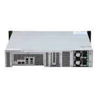 TS-832XU-RP 2x 10GbE 2x RJ-45 8x 3,5" LFF Red. PSU Rack NAS Server