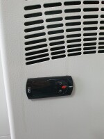 SZE2 19" Serverschrank mit Cosmotec Klimaanlage 2000W 24U lichtgrau