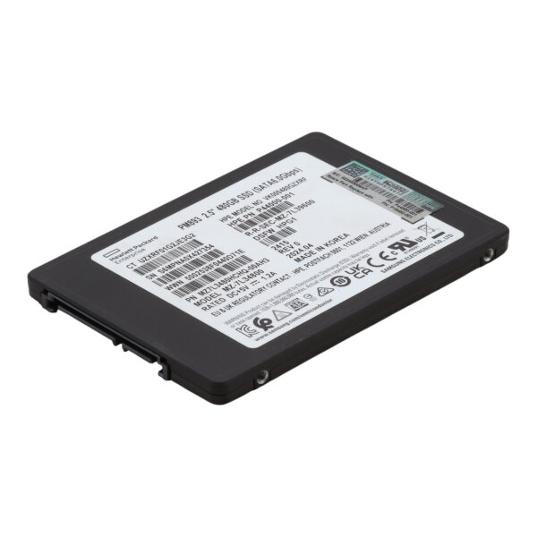 PM893 480GB S-ATA III 6Gb/s MZ-7L34800 P18482-001 2,5" SSD