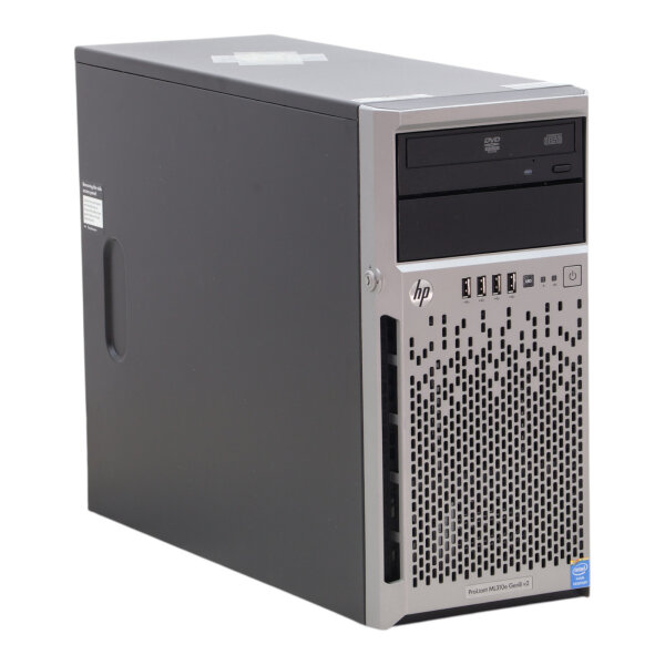 ProLiant ML310e G8 Pentium G3240 8GB P222 2x 600GB HDD 4x LFF 2x PSU Server