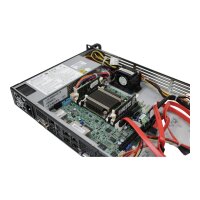 CSE-504 A1SAi-2750F 16GB DDR3 ECC Quad GbE 2X SFF 1U Rack Server