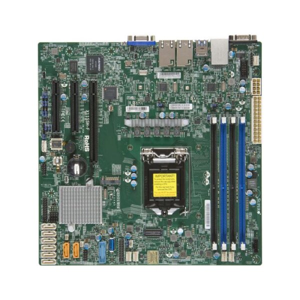 X11SSH-F C236 LGA1151 DDR4 PCIe M.2 Micro-ATX Motherboard