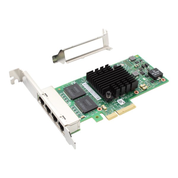 i350-T4 Quad Port 4x RJ-45 Gigabit Ethernet Network Adapter Netzwerkkarte