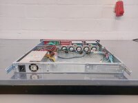 19" Rack Server Gehäuse Chassis 1U 4 x 2,5" SFF mATX 300W + Rail Kit